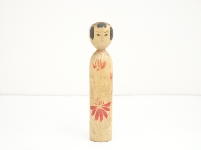 TRADITIONAL JAPANESE CRAFT / KOKESHI DOLL (21.4 cm)/ ARTISAN WORK